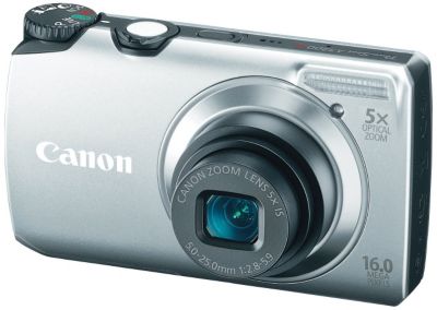 Canon PowerShot 16MP/5X Zoom Camera - Silver