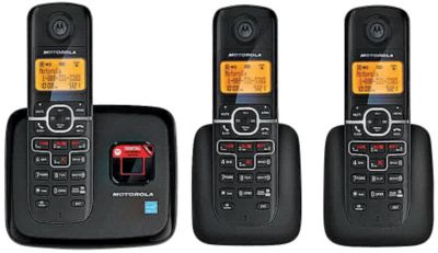 Motorola Dect 6.0 3 Handset Cordless Telephone