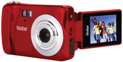Vivitar Red 10MP Digital Camera Package