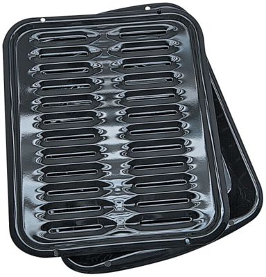 Range Kleen Broiler Pan w/Porcelain Grill Top
