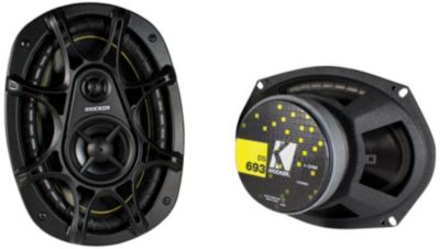 Kicker 6"x9" 140 Watt 3 Way Speaker Pair