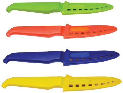 Rachael Ray 4pc Basics Paring Set w/Blade Guard