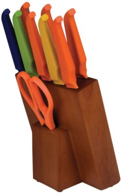 Rachael Ray Basics 10pc Wood Block Set