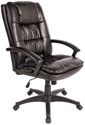 Executive Massage Black Leather Chair