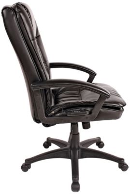 Executive Massage Black Leather Chair