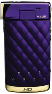DXG Purple Luxe HD 1080p Camcorder