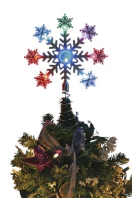Snowflake LED Lighted Tree Topper