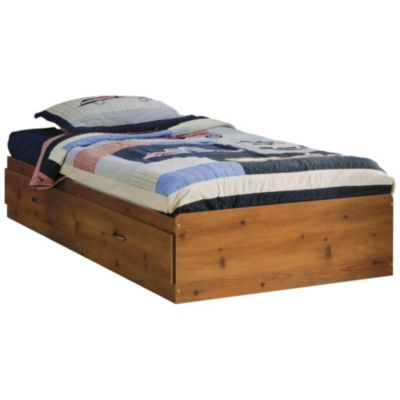 South Shore Logik Twin Bedroom Collection - Pine