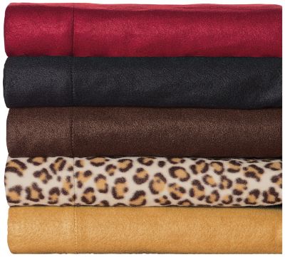 Out of Africa Fleece Chocolate Mini Comforter Set