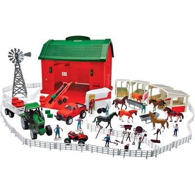 American Horse Barn Set