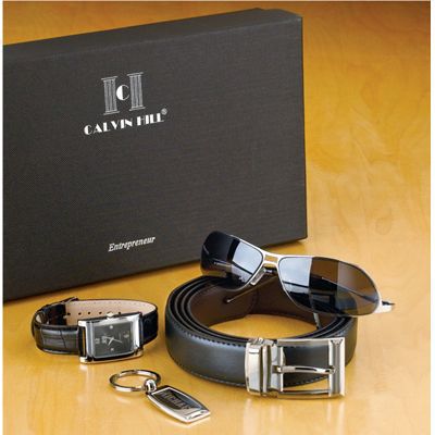 Mens Gift Set + Personalized Keychain