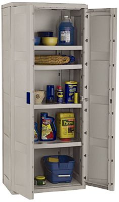 Suncast Tall Utility Storage Cabinet