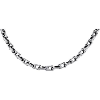 Men's Stainless Steel Stirrup Link Jewelry Set