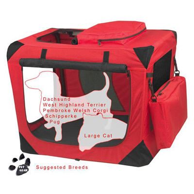 Pet Gear 26" Deluxe Portable Soft Crate