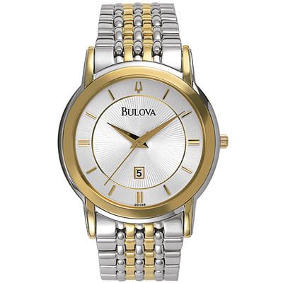 Bulova Men's Two Tone Steel Watch
