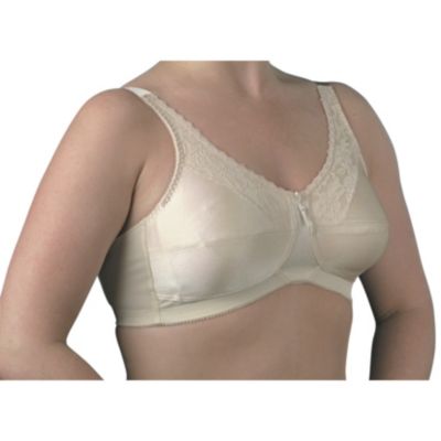Nearly Me Lace Bandeau Bra-Beige