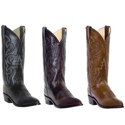 Botas Western Dan Post de cuero, con horma ancha, para hombres