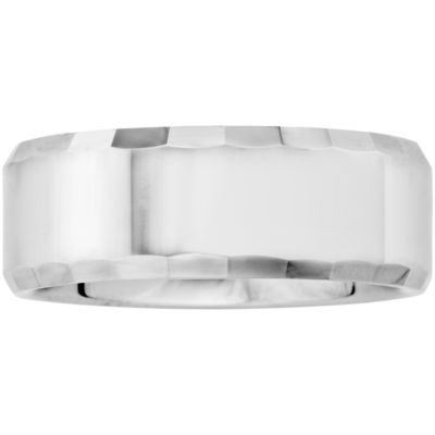 Chisel Tungsten Beveled Edge Band