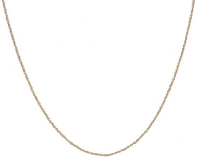Oro Magnifico&trade; 14K Gold & Silver Rope Chain 20"