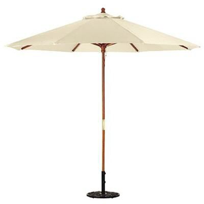 Jordan Mfg. 9' Market Umbrella-Natural
