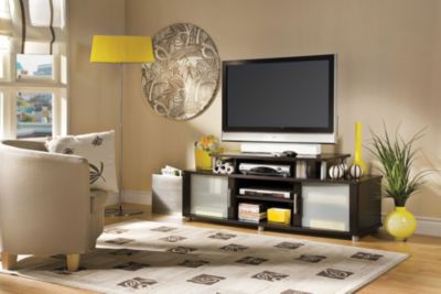 South Shore City Life Chocolate TV Stand