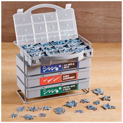 Performance Tool 1200pc Nut & Bolt Assortment