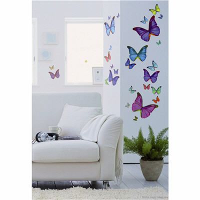 Jumbo Wall Applique Butterflies