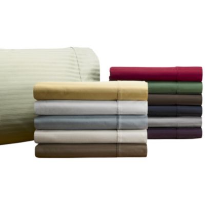 Home City 300CKSH SLBG 300 Cal. King Sheet Set Egyptian Cotton SolidBurgundy