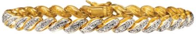 18K Gold Over Silver 3-Piece Jewelry Set