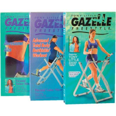 Gazelle 3 Pack Video Tapes DVD
