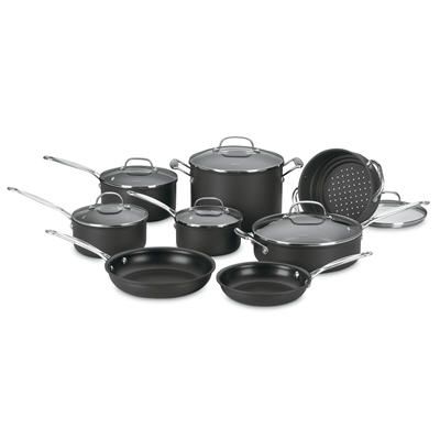 Cuisinart 14pc Hard Anodized Cookware Set