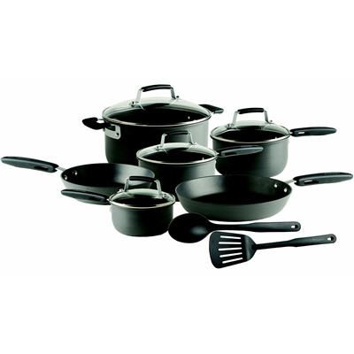 T-Fal 12pc Flexi Grip Hard Anodized Cookware Set