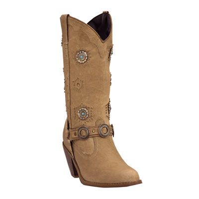 Dingo Women's Turquoise Studded Fashion Boots