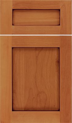 Rustic Alder Recessed Panel Square with 5-Piece Drawer Front