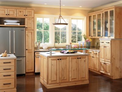 Braeburn Rustic Alder Natural Kitchen Cabinets