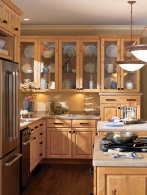 Braeburn Rustic Alder Natural Kitchen Cabinets