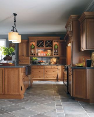 Cabbott Cherry Macaroon Kitchen Cabinets