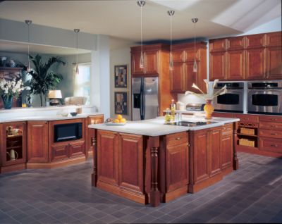 Camden Maple Brierwood Kitchen Cabinets