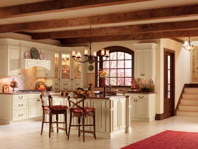 Camden Maple Corn Silk Kitchen Cabinets