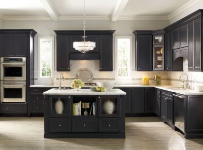 Corina Maple Graphite Kitchen Cabinets