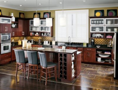Eden Cherry Cinnamon Kitchen Cabinets