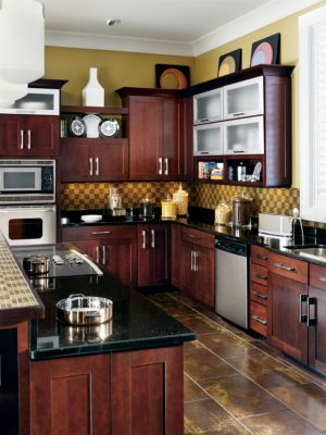 Eden Cherry Cinnamon Kitchen Cabinets