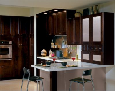 Eden Cherry Chocolate Kitchen Cabinets