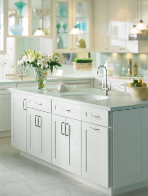 Eden Maple White Paint Kitchen Cabinets