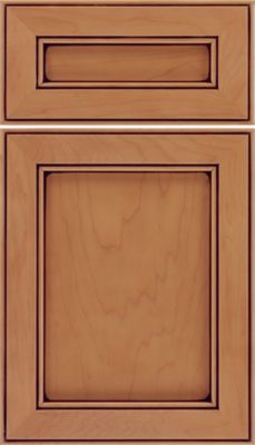 Maple Recessed Panel Square with 5-Piece Drawer Front