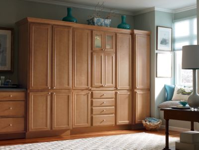 Gibson Maple Macaroon Bathroom Cabinets