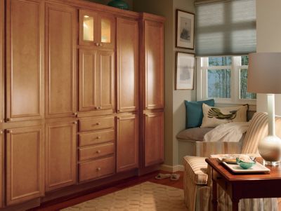 Gibson Maple Macaroon Bathroom Cabinets