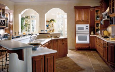 Hillcrest Oak Brierwood Kitchen Cabinets