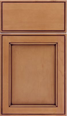 Maple Recessed Panel Square, Profiled Slab Drawer Front