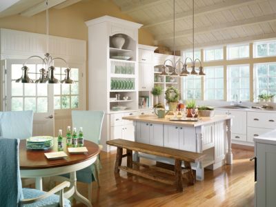 Kenston PureStyle™ Laminte White Kitchen Cabinets